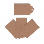 Cardboard tags 7x4cm, 24 pieces