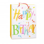 Borsa regalo Happy Birthday 25x33x11cm