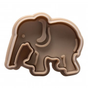 Cookie cutter with ejector elephant