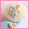 Silicone embosser Small buttons for realistic decorations