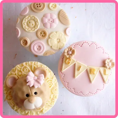 Silicone embosser Small buttons for realistic decorations