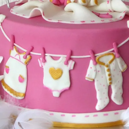 Silicone embosser baby clothes