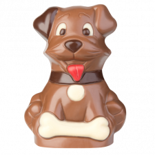 Schokoladenform Hund mit Knochen für süsse Schokoladenfiguren
