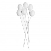 Blumenkegel Klein aus Styropor, 6 Stück