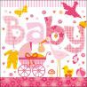 Napkins New Born Girl, 20 pieces