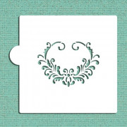 Stencil Herz Oval