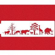 Animali Safari a stencil