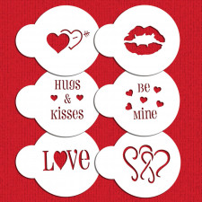 Love Stencils für süsse Worte und Motive auf Ihren Desserts