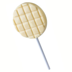 Moule à chocolat Lollipop Tablette de chocolat ronde, 8 pièces