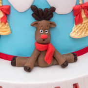 Silicone embosser reindeer