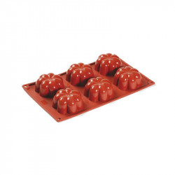 Silikonform Blumen Ø 8 cm, 6 Stück