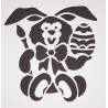 Osterhasen Stencil für edle Dekorationen