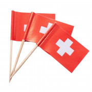 Swiss flags, 10 pieces