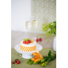 Roulades mat flowers, small 30 x 20 cm