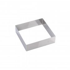 Tortenring Quadrat 18 x 18 x 5 cm für edle Torten und Biskuits