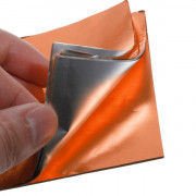 Aluminium Folie Schokolade Orange 150 Stück