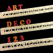 Emporte-pièce alphabet majuscules et numéros