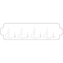 Stencil Herzen romantisch