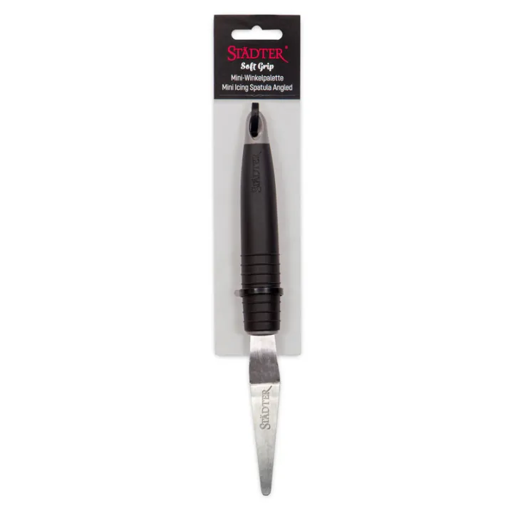 Winkelspatel Mini mit Softgrip Griff zum glatten Einstreichen von Torten