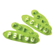 Cookie cutter set numbers 3.5 cm