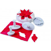 Christmas star cookie cutter, 4 pieces