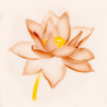 Airbrush Schablone Lotus Blüte