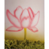 Pochoir Airbrush petite fleur de lotus