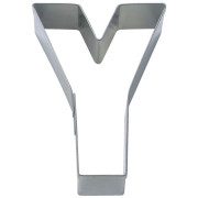 Cookie cutter letter Y