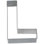 Cookie cutter letter L