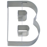 Cookie cutter letter B