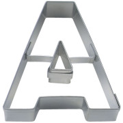 Cookie cutter letter A