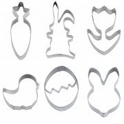 Cookie cutter set Easter, 6 pieces