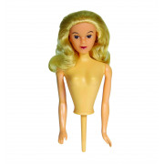 Barbie-Torten Aufsatz, blonde Haare