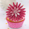 Cookie cutter sunflower and gerbera large
