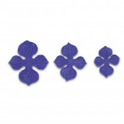 Set d'emporte-pièces hortensia et lilas, 3 pièces