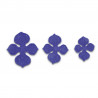 Set d'emporte-pièces hortensia et lilas, 3 pièces