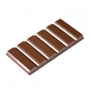 Chocolate bars with stripes 5 pieces