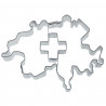 Ausstecher Schweiz mit Schweizerkreuz