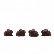 Coniglietti nani a forma di cioccolato, 4 pezzi
