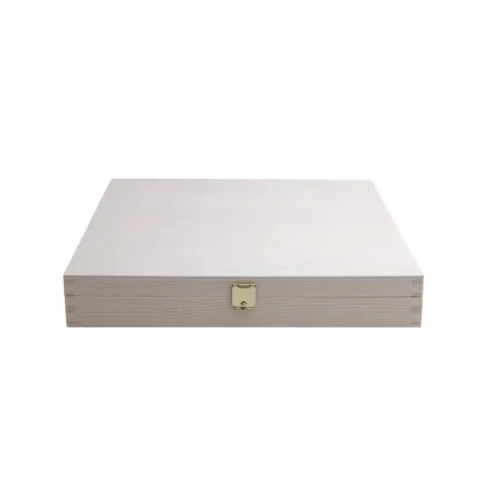 Boîte à chocolats en bois pour 36 chocolats pour des cadeaux raffinés