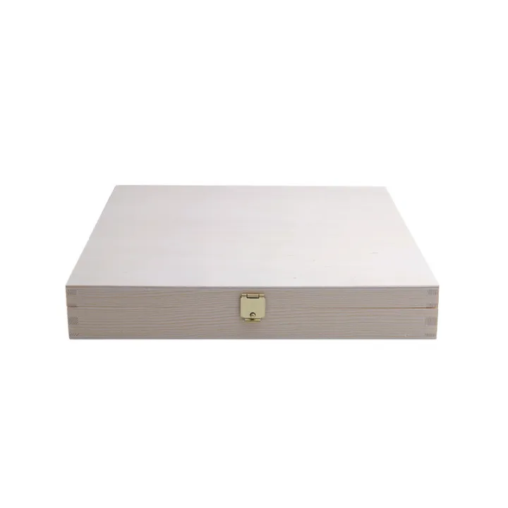 Boîte à chocolats en bois pour 36 chocolats pour des cadeaux raffinés