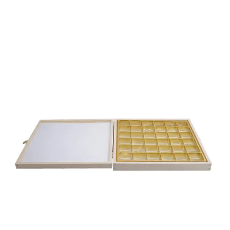 Wooden box of chocolates for 36 chocolates for noble gifts