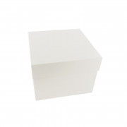 Boîte à gâteaux blanche 18 x 18 x 20 cm