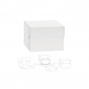Boîte à gâteaux blanche 30.5 x 30.5 x 30 cm
