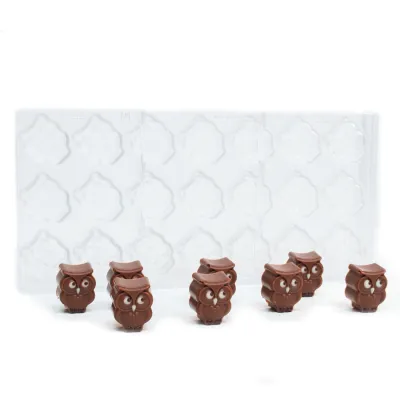 Stampo per cioccolato Gufo 21 cioccolatini