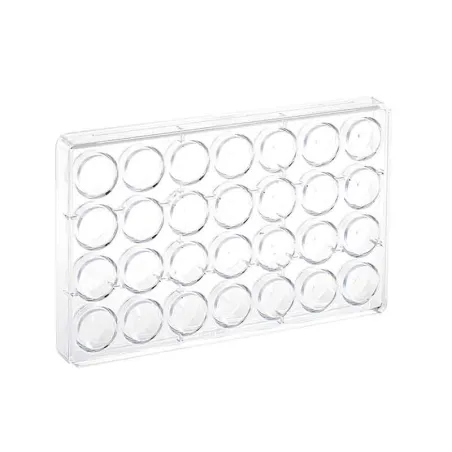 Praline mold prism circle 28 chocolates