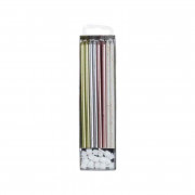 Candele extra lunghe, mix, 16 pezzi