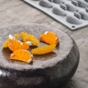 Silicone mold tangerine