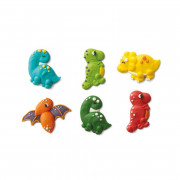 Dinosauro con decorazione in zucchero