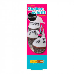 Sugar writing black